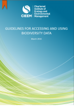 CIEEM Guidelines for Accessing and Using Biodiversity Data